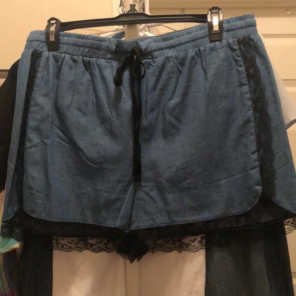 Chambray Jean Shorts